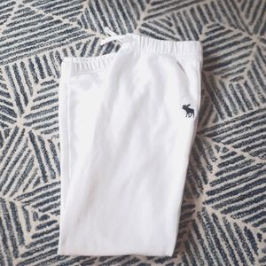 Abercrombie kids white sweatpants